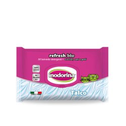 Inodorina Refresh Bio Talco salviette detergenti - AquaZooMania Shop
