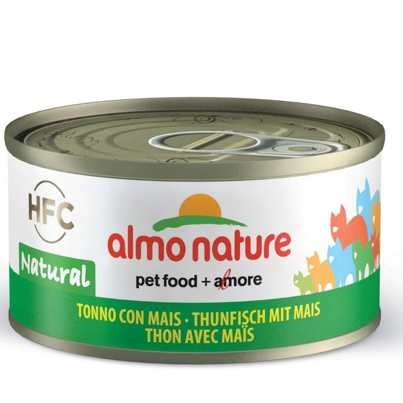 Almo Nature HFC Natural Tonno e Mais 70g umido gatto