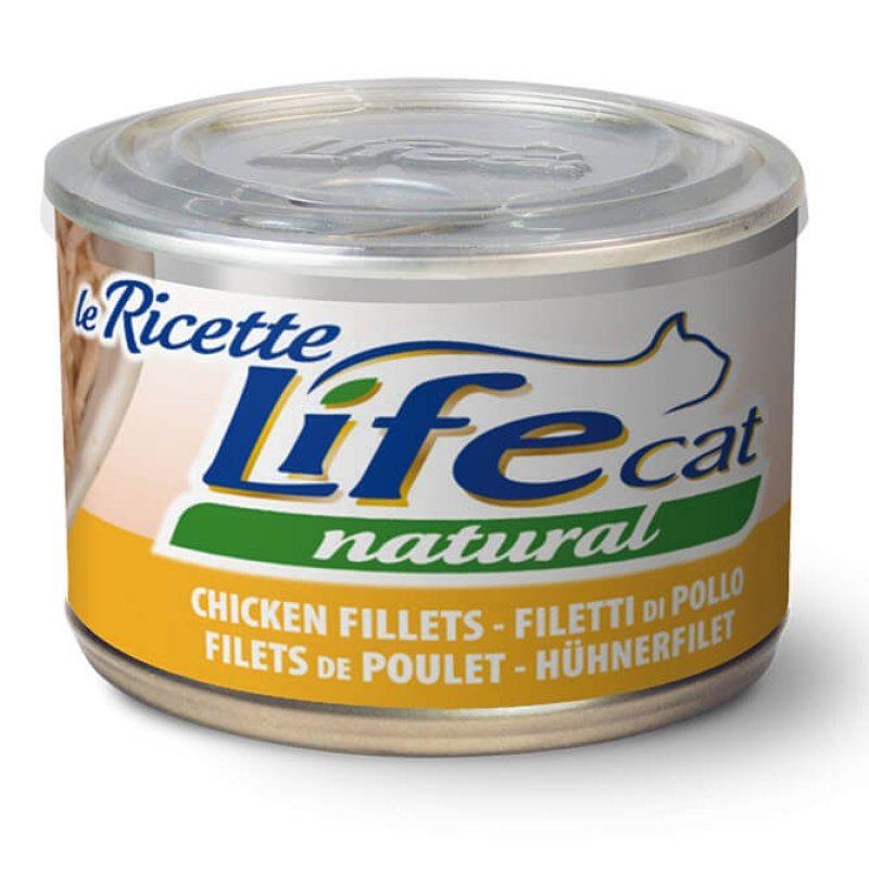 Life Cat Filetti di Pollo 150g umido gatto