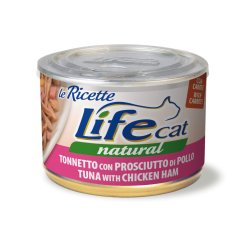 Life Cat Tonno con Prosciutto e Carote 150g umido gatto
