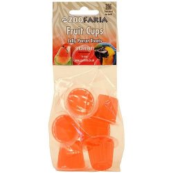ZOOFARIA Fuit Cups Mix - 6 PEZZI fragola