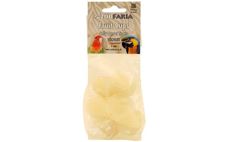 ZOOFARIA Fuit Cups YOGURT - snack per uccelli