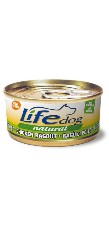 Life Dog Ragù di Pollo 170g umido cane