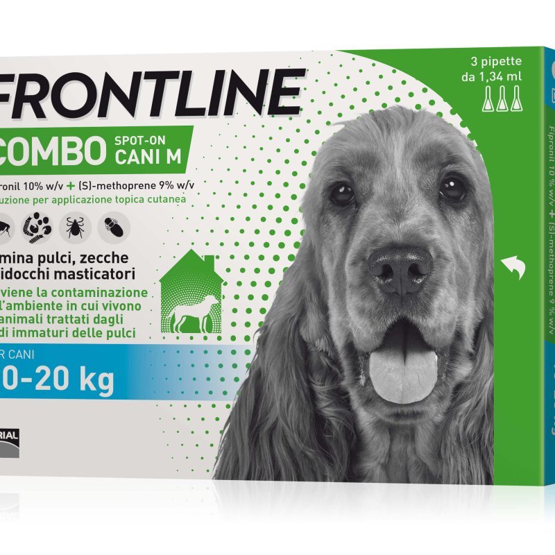Frontline Combo Cane 10-20kg 3 pipette
