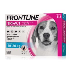 Frontline Tri-Act cane 10-20kg 3 pipette da 2ml