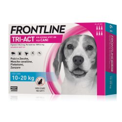 Frontline Tri-Act cane 10-20kg 6 pipette da 2ml
