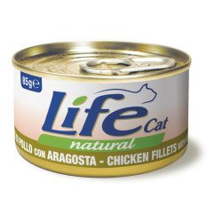 Life Cat Pollo e Aragosta 85g umido gatto