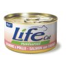 Life Cat Salmone e Pollo 85g umido gatto