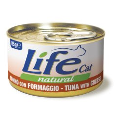 Life Cat Tonno e Formaggio 85g umido gatto