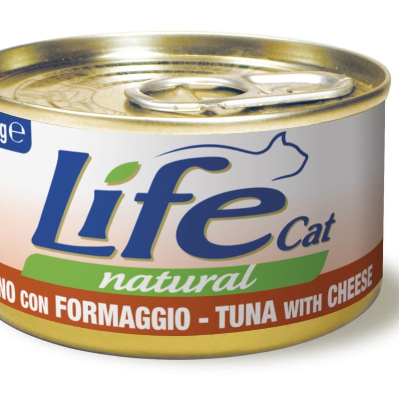 Life Cat Tonno e Formaggio 85g umido gatto