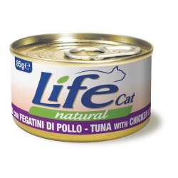 Life Cat Tonno e Fegatini 85g umido gatto