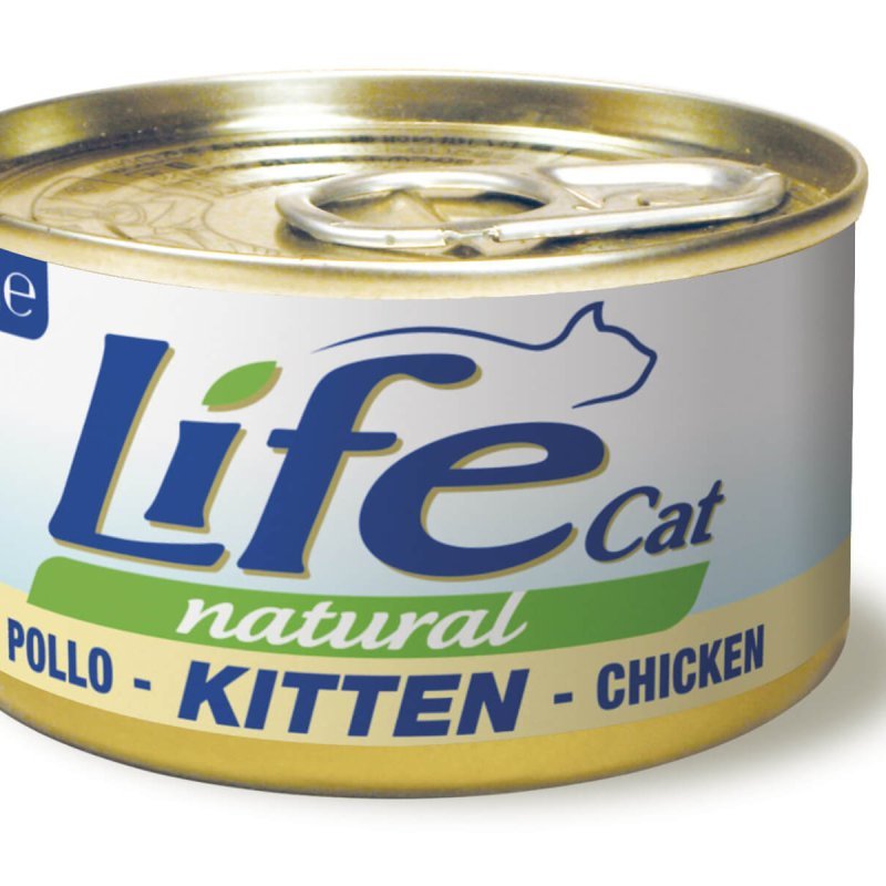 Life Cat Kitten Pollo 85g umido gatto