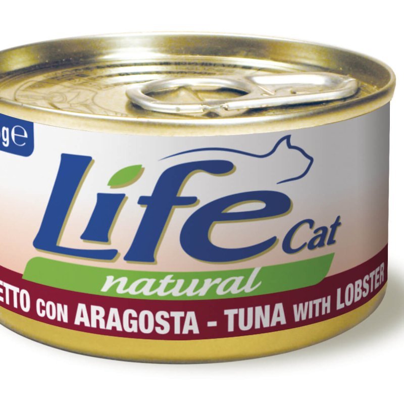 Life Cat Tonno con Aragosta 85g umido gatto