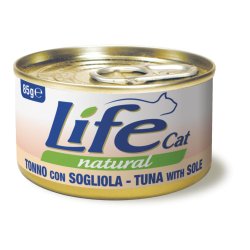 Life Cat Tonno con Sogliola 85g umido gatto