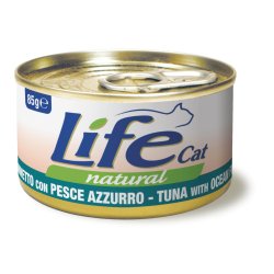 Life Cat Tonno con Pesce Azzurro 85g umido gatto