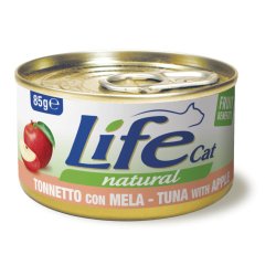 Life Cat Tonnetto con Mela 85g umido gatto