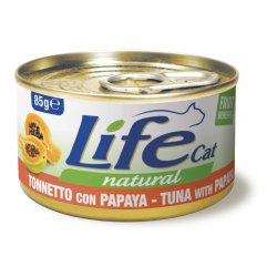 Life Cat Tonnetto con Papaya 85g umido gatto