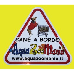 Adesivo Cane a Bordo - AquaZooMania Shop