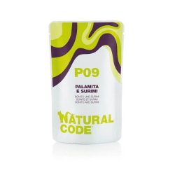 Natural Code Busta P09 Palamita e Surimi 70g umido gatto