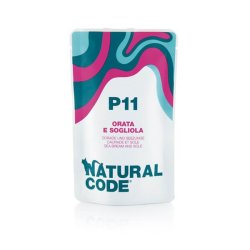 Natural Code Busta P11 Orata e Sogliola 70g umido gatto