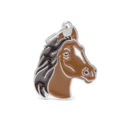 Medaglietta Cavallo Marrone