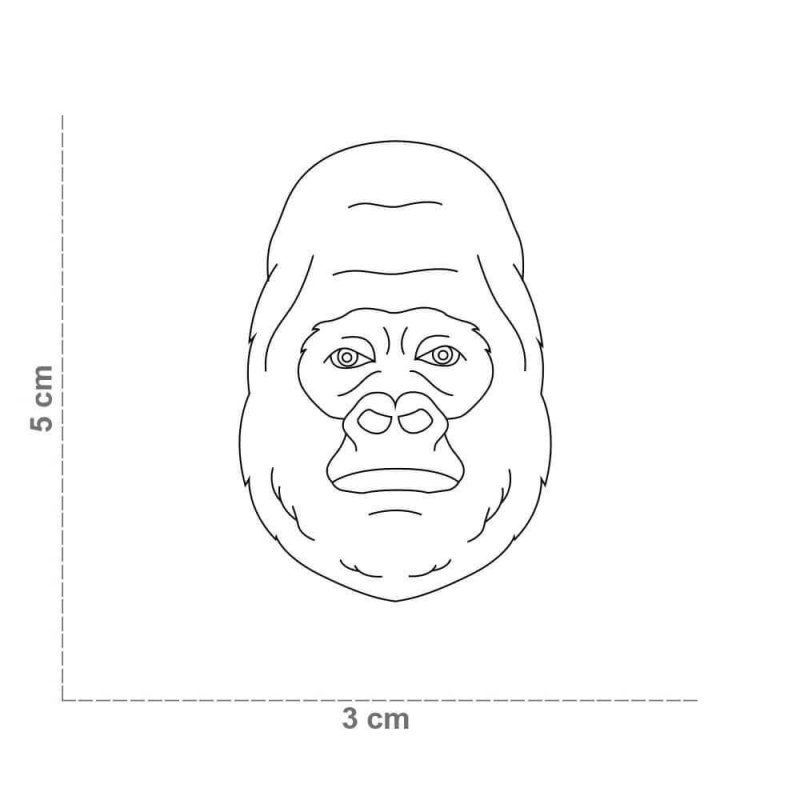 Medaglietta Gorilla