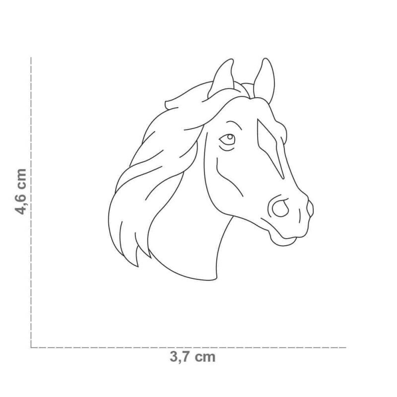 Medaglietta Cavallo Nero
