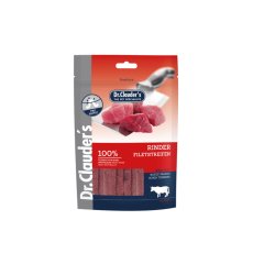 Dr. Clauder's Filet Strips al manzo 80g snack per cani in striscette