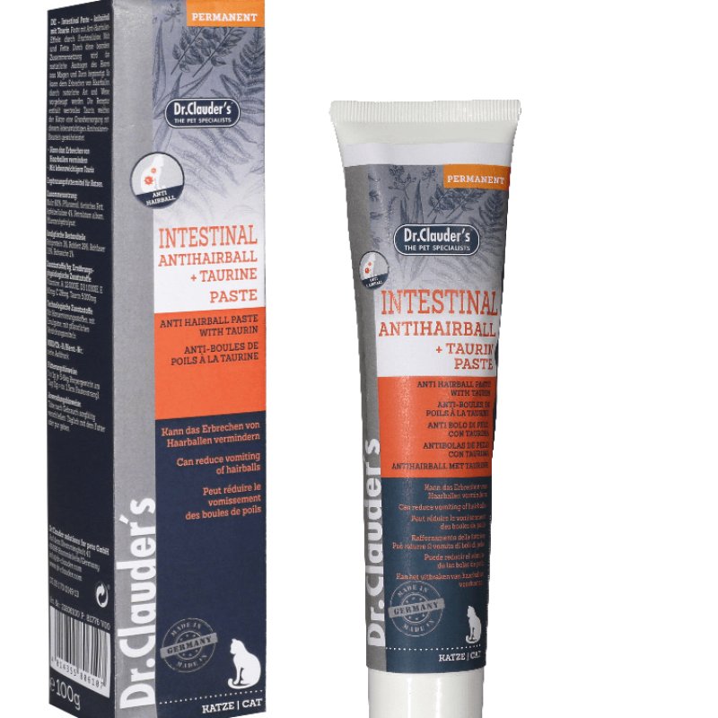 Dr. Clauder's Pasta Anti Hairball con Taurina 100g pasta per gatti