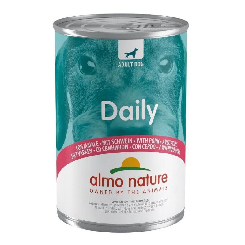 Almo Nature DailyMenu con maiale 400g umido cane