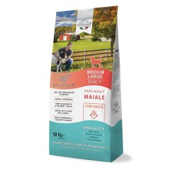 Equilibria Dog 100% Maiale Low Grain Adult Medium Large 12kg