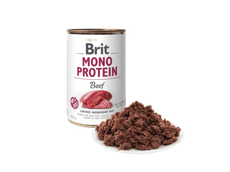 Brit Mono Protein Beef 400g umido cane gluten free