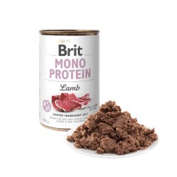 Brit Mono Protein Lamb 400g umido cane con agnello