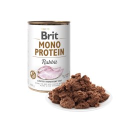 Brit Mono Protein Rabbit 400gumido cane gluten free
