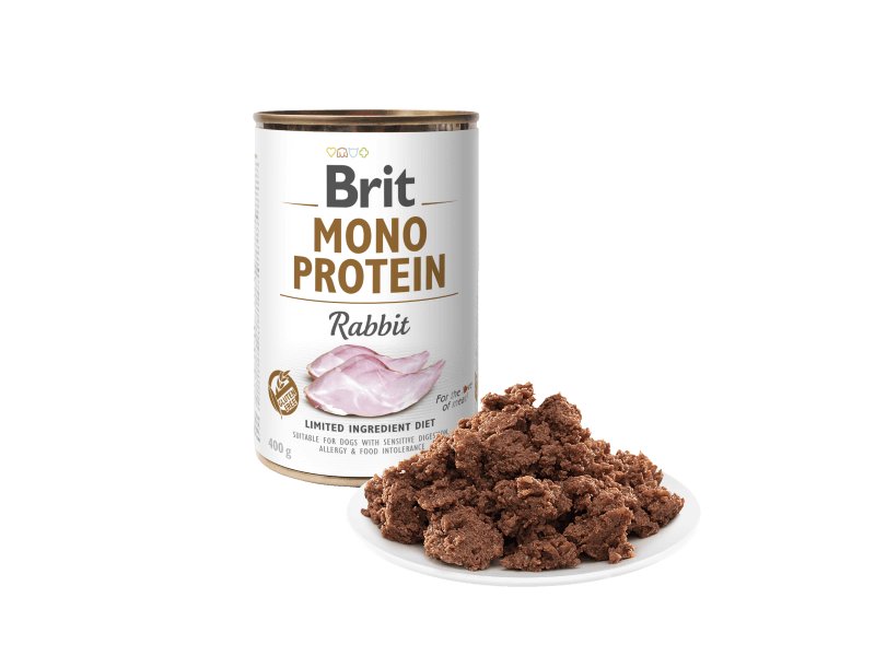 Brit Mono Protein Rabbit 400gumido cane gluten free