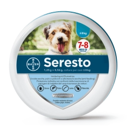 OFFERTA! Seresto collare per Cani fino a 8kg contro pulci e zecche