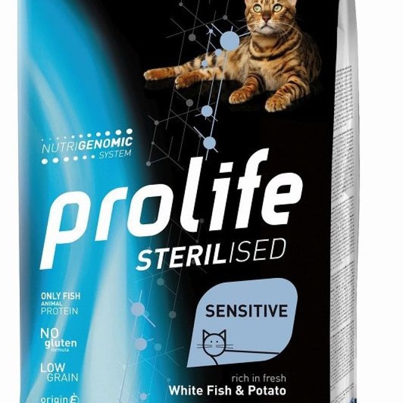 Prolife Pesce Bianco e Patate Adult Nutrigenomic crocchette gatto