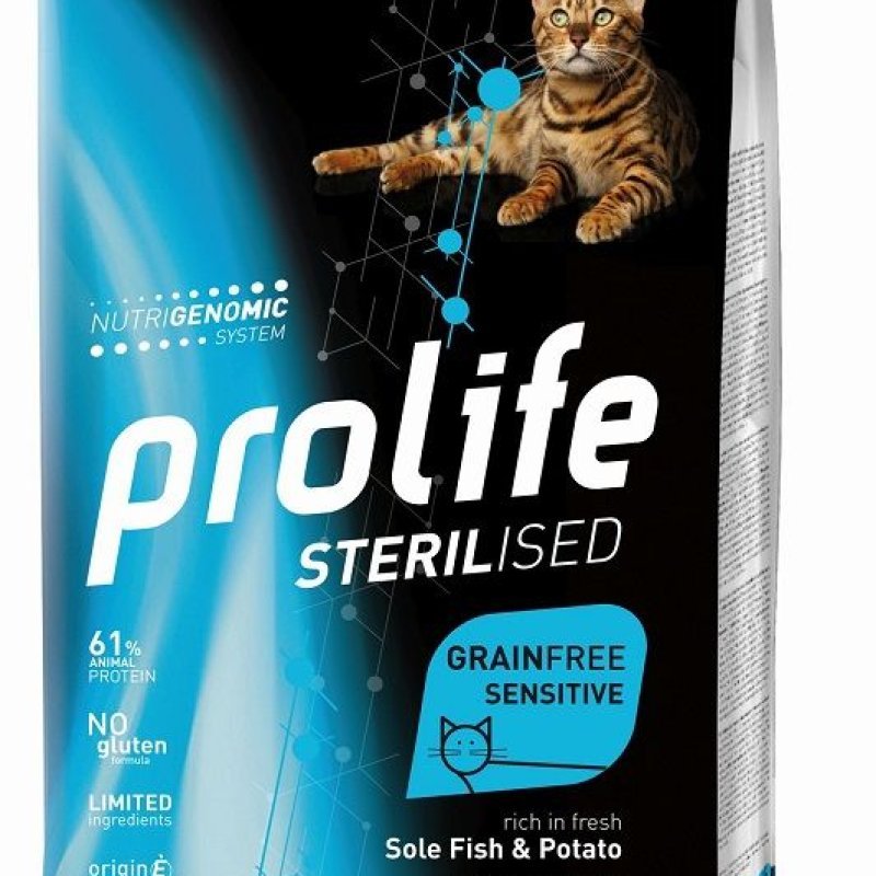 Prolife Sogliola e Patate Adult Nutrigenomic crocchette gatto