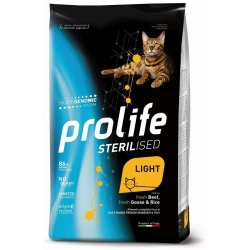 Prolife Manzo, Oca e Riso Adult Light Nutrigenomic crocchette gatto