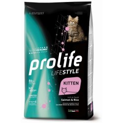 Prolife Salmone e Riso Kitten Nutrigenomic crocchette gattino