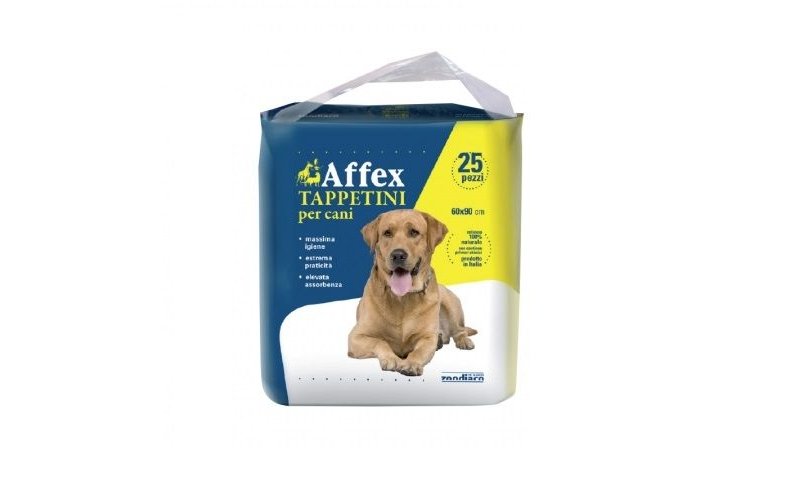 Affex Tappettini Assorbenti con Adesivo 60x90cm 25 pezzi