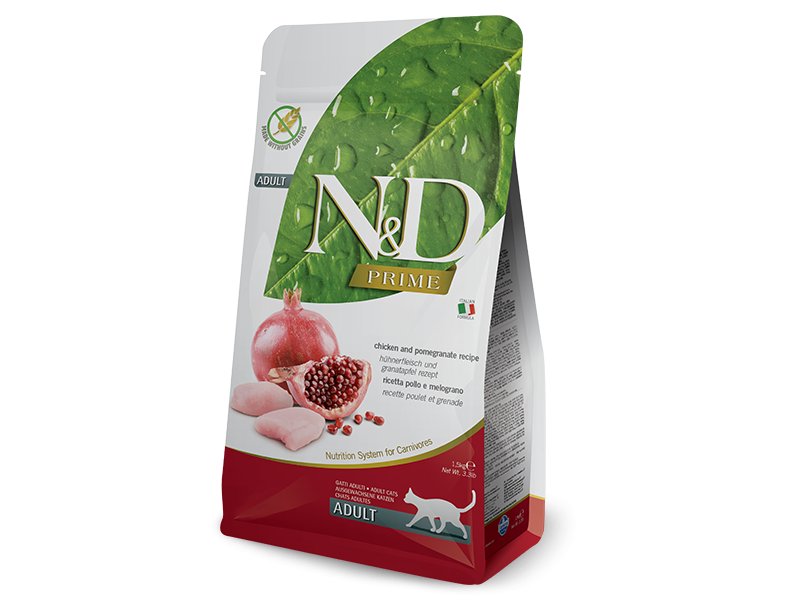 N&D Adult Cat Pollo e Melograno Grain Free crocchette gatto