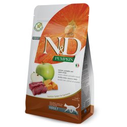 N&D Adult Cervo, Zucca e Mela 1,5kg Grain Free crocchette gatto