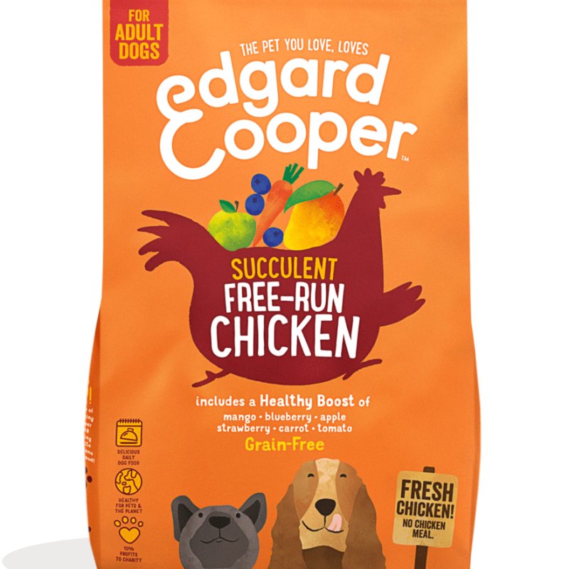 Edgard&Cooper Adult Pollo Allevato a Terra crocchette cane