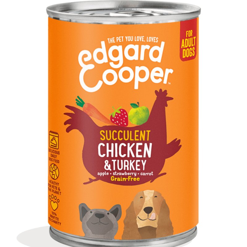 Edgard&Cooper Adult Pollo e Tacchino 400g umido Edgard&Cooper Adult Pollo e Tacchino 400g umido