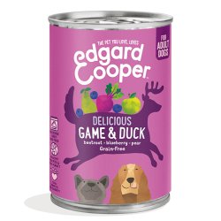 Edgard&Cooper Adult Selvaggina e Anatra 400g umido
