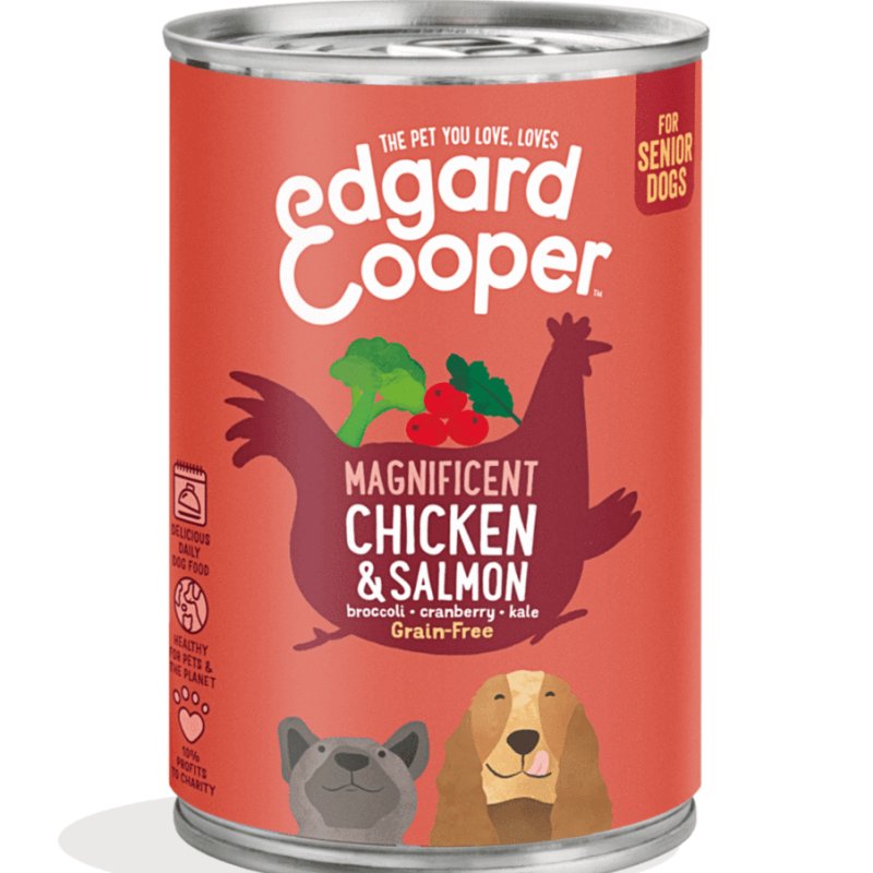 Edgard&Cooper Senior Pollo e Salmone 400g umido