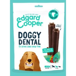 Edgard&Cooper Doggy Dental MEDIUM Fragola e Menta 160g snack per cani