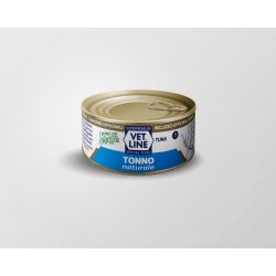Vet Line Tonno naturale 70g umido gatto in acqua di cottura