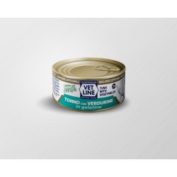 Vet Line Tonno con Verdurine in gelatina 70g umido gatto